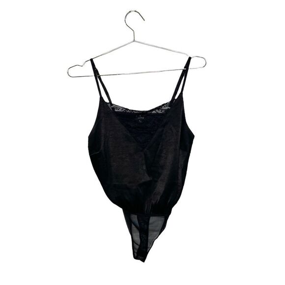 Lulus Black Strappy Bodysuit  - Picture 1 of 8